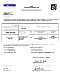 PR CERTIFICATE FL228 R22 C CAC 07-09 07-20 PW IMPACT 37 X 84 FW R50