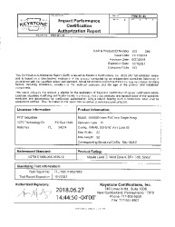 PR CERTIFICATE FL1435 R21 C CAC CERTIFICATION - SH5500