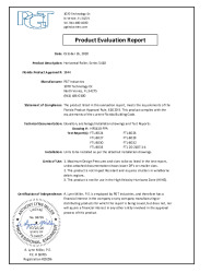 PR TECH DOCS FL1844 R25 AE HR5410 EVALUATION