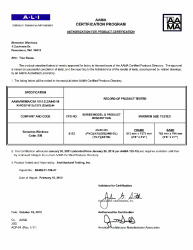 PR CERTIFICATE FL5167 R27 C CAC 43-50 DH 32X62 R50 (EXT)
