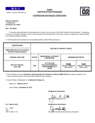 PR CERTIFICATE FL5167 R28 C CAC 43-17 DH (FIN) 48X80 R PG30 (EXT.)