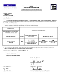 PR CERTIFICATE FL5167 R28 C CAC 43-17 DH TWIN 89X63 R30