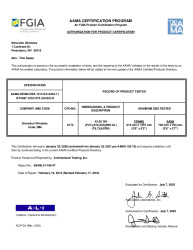 PR CERTIFICATE FL5167 R36 C CAC 43-50 DH 32X62-R50
