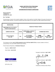PR CERTIFICATE FL5167 R37 C CAC 43-17 DH (FIN) 36X72-R30