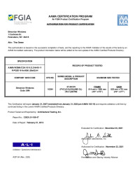 PR CERTIFICATE FL5167 R40 C CAC 07-09 DH (10394) 36X63 PG50