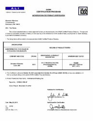 PR CERTIFICATE FL5177 R23 C CAC 43-17 PW (FIN-FINLESS) 80X48 R55