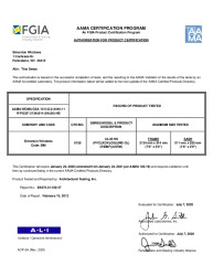 PR CERTIFICATE FL5179 R31 C CAC 43-35 EV 84X36-R35