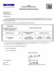PR CERTIFICATE FL5414 R24 C CAC 41-18 SH TWIN 89X63 R30