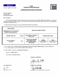 PR CERTIFICATE FL5414 R29 C CAC 43-06 SH (FIN - FINLESS) 48X72 R PG40