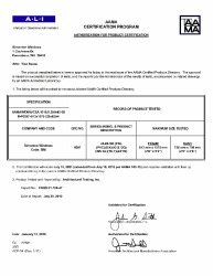 PR CERTIFICATE FL5414 R29 C CAC 43-06 SH (FIN) 32X62 R50 (EXT.)