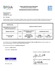 PR CERTIFICATE FL5414 R31 C CAC 43-06 SH (10159) 36X74 PG35