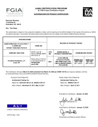 PR CERTIFICATE FL5419 R21 C CAC 07-20 DH TWIN IMP 43X74-R50