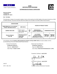 PR CERTIFICATE FL5419 R21 C CAC 42-19 DH TWIN IMPACT ANNEALED 73X74 R PG50
