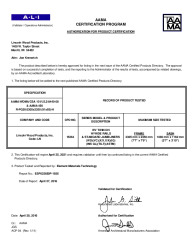 PR CERTIFICATE FL6542 R29 C CAC 40 X 42  WVDH - WIDE RAIL - SJL - MULL