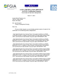 PR CERTIFICATE FL6542 R30 C CAC ACP-05 LN CLAD HYBRID DOUBLE HUNG NARROW RAIL 2021