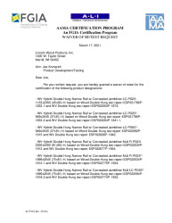 PR CERTIFICATE FL6542 R30 C CAC ACP-05 LN WV HYBRID DOUBLE HUNG NARROW RAIL 2021