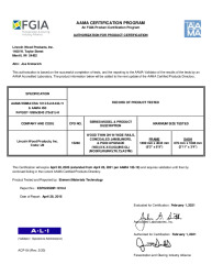 PR CERTIFICATE FL6542 R30 C CAC LINCOLN - WOOD DH TWIN W-W.RS. - CONCEALED J.LS - PG50 UPGRADE   FEB. 2021 (EXT.5) 75X81