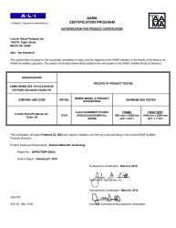PR CERTIFICATE FL6642 R34 C CAC 78 X 96 CLAD CASEMENT STUDIO - PG50