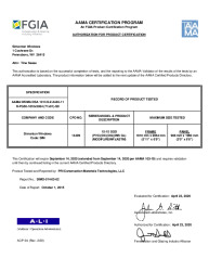 PR CERTIFICATE FL7612 R23 C CAC 15-15 SGD-2P SGD 71X81 R-PG50