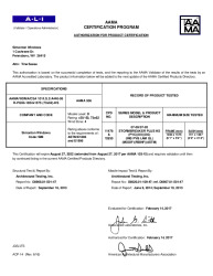 PR CERTIFICATE FL10160 R20 C CAC 07-09 07-20 HS IMPACT 73X62 R PG50 ANNEALED