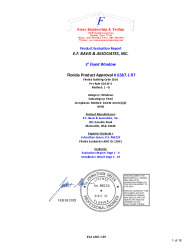 PR Instl Docs FL6587 R7 II FL6587.1 3ft Fixed Window