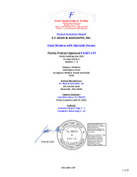 PR Instl Docs FL6587 R7 II FL6587.3 Fixed Window with Operable Drawer