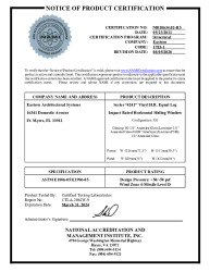 PR CERTIFICATE FL14610 R10 C CAC NI010634.02-R5
