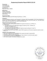 PR TECH DOCS FL14703 R11 AE SH360 LMI HVHZ - ENG EVAL - 0