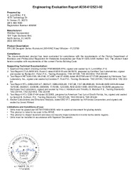 PR TECH DOCS FL15709 R11 AE PW238D LMI HVHZ - ENG EVAL - 01