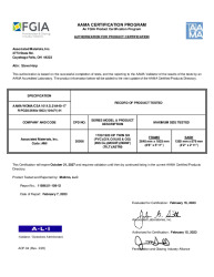 PR CERTIFICATE FL26514 R4 C CAC AAMA CERT CPD (A) 20566 (104 X 71)