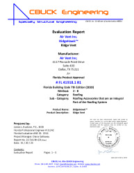 PR Instl Docs FL41918 R0 II 1 RidgeHawk EVALREPORT