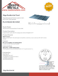 PR INSTL DOCS FL41930 R0 II 26GA RESIDENTIAL 1X4S HVHZ