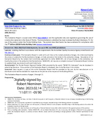 PR TECH DOCS FL41940 R0 AE 2023 02 14 FINAL ER MH UNDERLAYMENTS NON-HVHZ FL41940