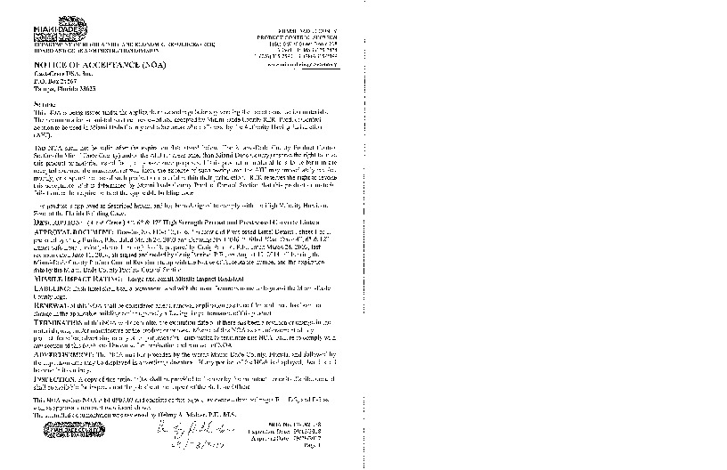 PR CERTIFICATE FL158 R10 C CAC NOA 17-0821.18
