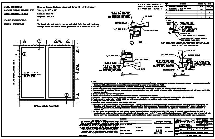 PR INSTL DOCS FL224 R16 II IN0549 42-19 IMPACT CS TWIN 2X