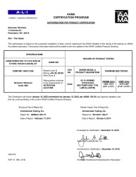 PR CERTIFICATE FL57 R15 C CAC 42-19 AW TEMPERED 60X36 R50