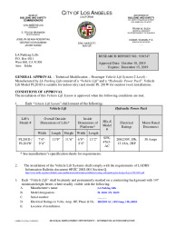 930547  LA CARLIFTS TM APPROVAL LTR %26%2339%3B19