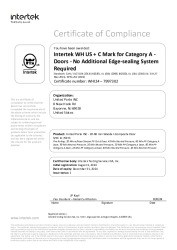 CERTIFICATE OF COMPLIANCE - WHI24-7997302-79973