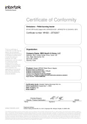 CERTIFICATE OF CONFORMITY - HPC75 - WHI20-25702307-57889