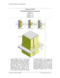 DESIGN NO FS 600 F THROUGH PENETRATION FIRE STOP SYSTEM 3087289-18450