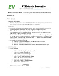 EV 2ND GENERATION WIND LOCKDOWN SYSTEM SPECIFICATIONS V5 %285-22-2023%29