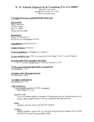 PR TECH DOCS FL10022 R12 AE EVALUATION REPORT WWS-329