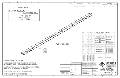 PR INSTL DOCS FL10057 R7 II FM1100-A - SHEET1