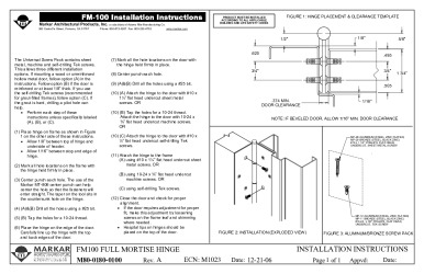 PR INSTL DOCS FL10057 R7 II M80-0180-0100 A