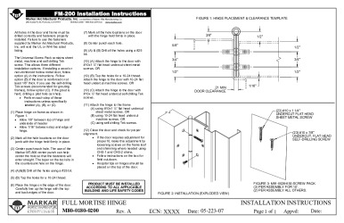 PR INSTL DOCS FL10057 R7 II M80-0180-0200 - SHEET1