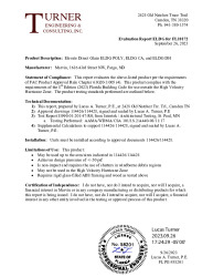 PR TECH DOCS FL10172 R12 AE EVALREPORT-ELDG FL10172