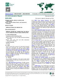 PR TECH DOCS FL10447 R8 AE ESR-2605