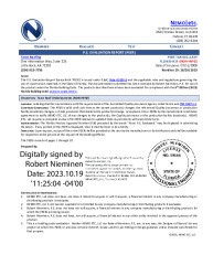 PR Instl Docs FL10450 R19 II 2023 10 19 FINAL PEER-TAR-001.A NON-HVHZ FL10450-R19