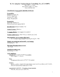 PR TECH DOCS FL10845 R7 AE EVALUATION REPORT WWS-321
