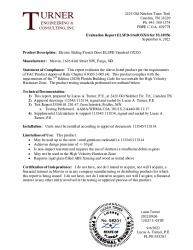 PR TECH DOCS FL10956 R14 AE EVALREPORT-ELSFD-STNDOXXO-9-6-22